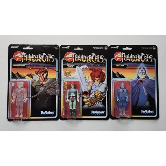 Thundercats Super 7 Reaction 3.75" Action Figure Bundle - Picture 1 of 5